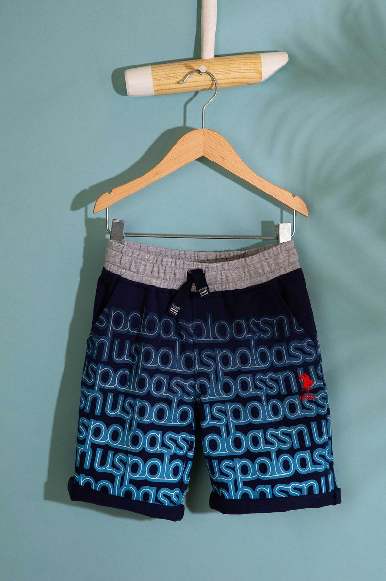 Çocuk Lacivert Örme Şort