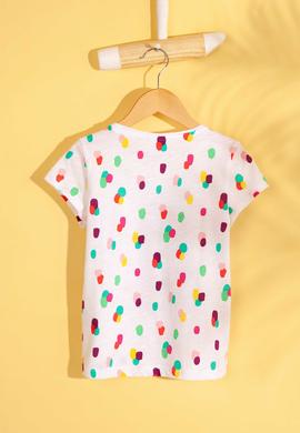 Kız Çocuk Beyaz Tişört - 50202045001