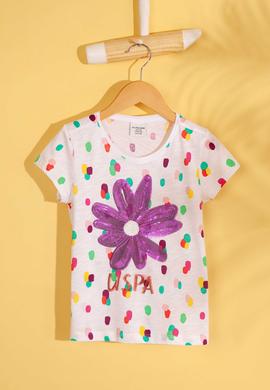 Kız Çocuk Beyaz Tişört - 50202045001