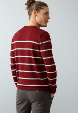 Erkek Kırmızı Triko Kazak - 50202072008