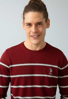 Erkek Kırmızı Triko Kazak - 50202072008