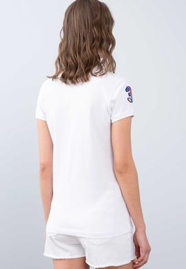 Kadın Beyaz Polo Yaka T-Shirt - 50202110008