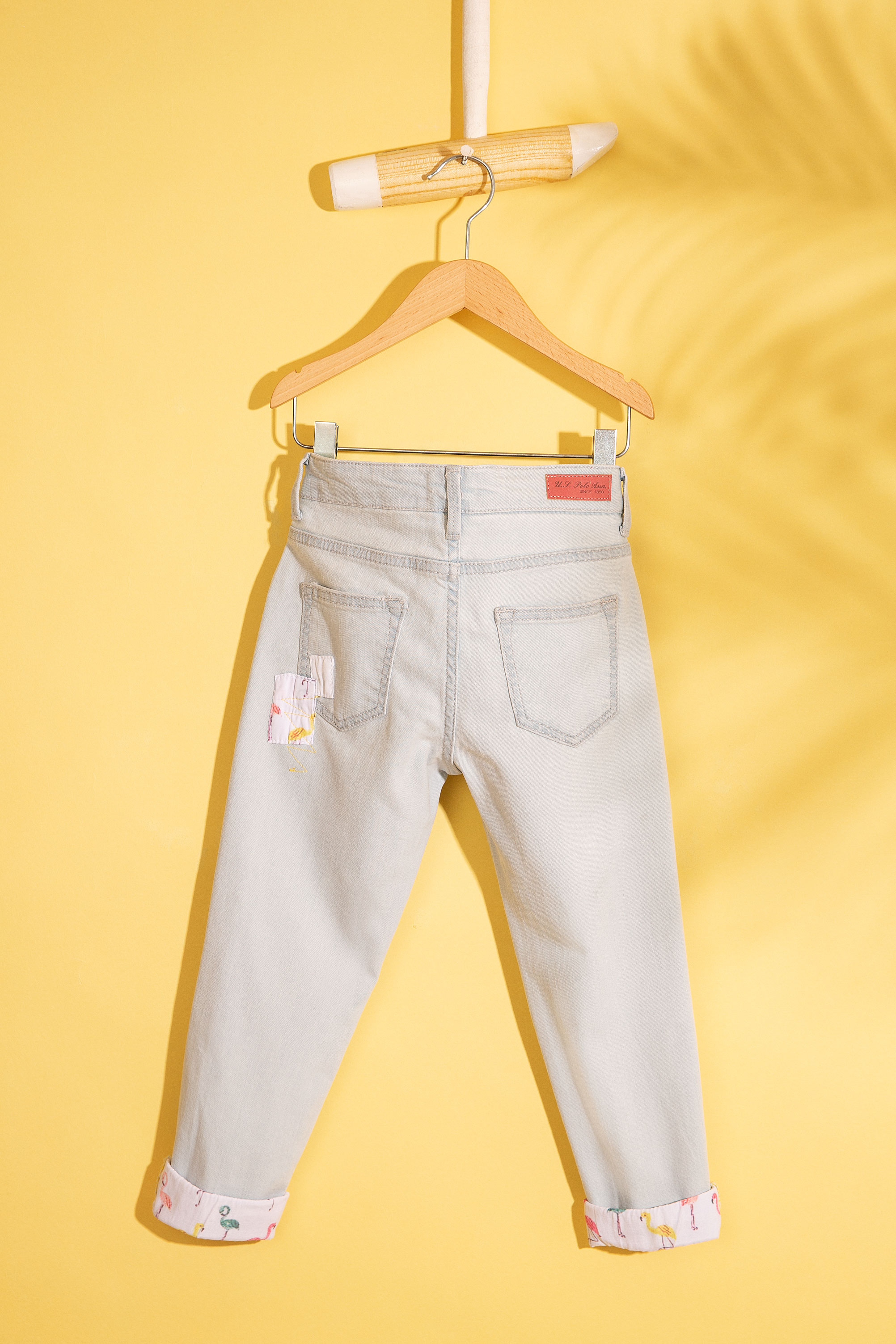 Kız Çocuk Mavi Denim Pantolon