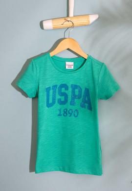 Çocuk Mint Bisiklet Yaka Tişört - 50202140078