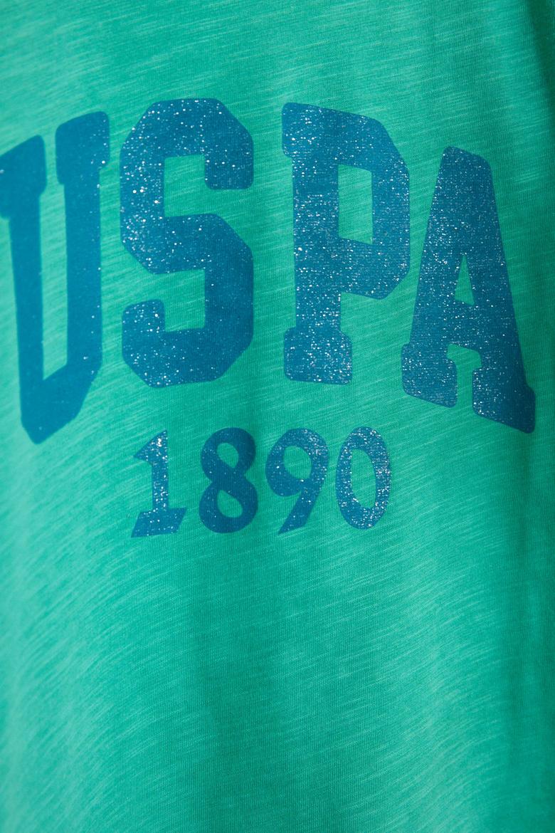 Çocuk Mint Bisiklet Yaka Tişört - 50202140078