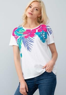 Kadın Beyaz Tişört - 50202152004