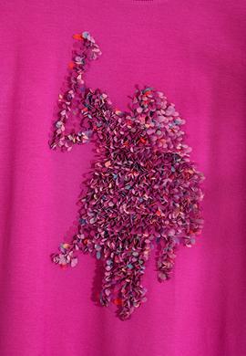 Kız Çocuk Pembe Örme Elbise - 50202164019