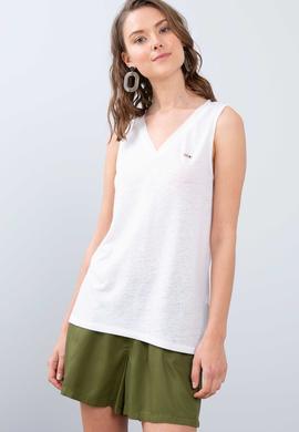 Kadın Beyaz V - Yaka T-Shirt - 50202173001