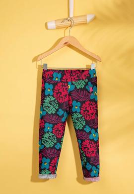 Çocuk Lacivert Örme Tayt - 50202187003