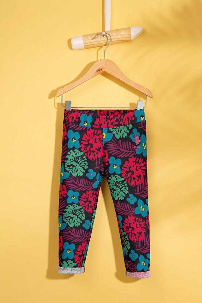 Çocuk Lacivert Örme Tayt