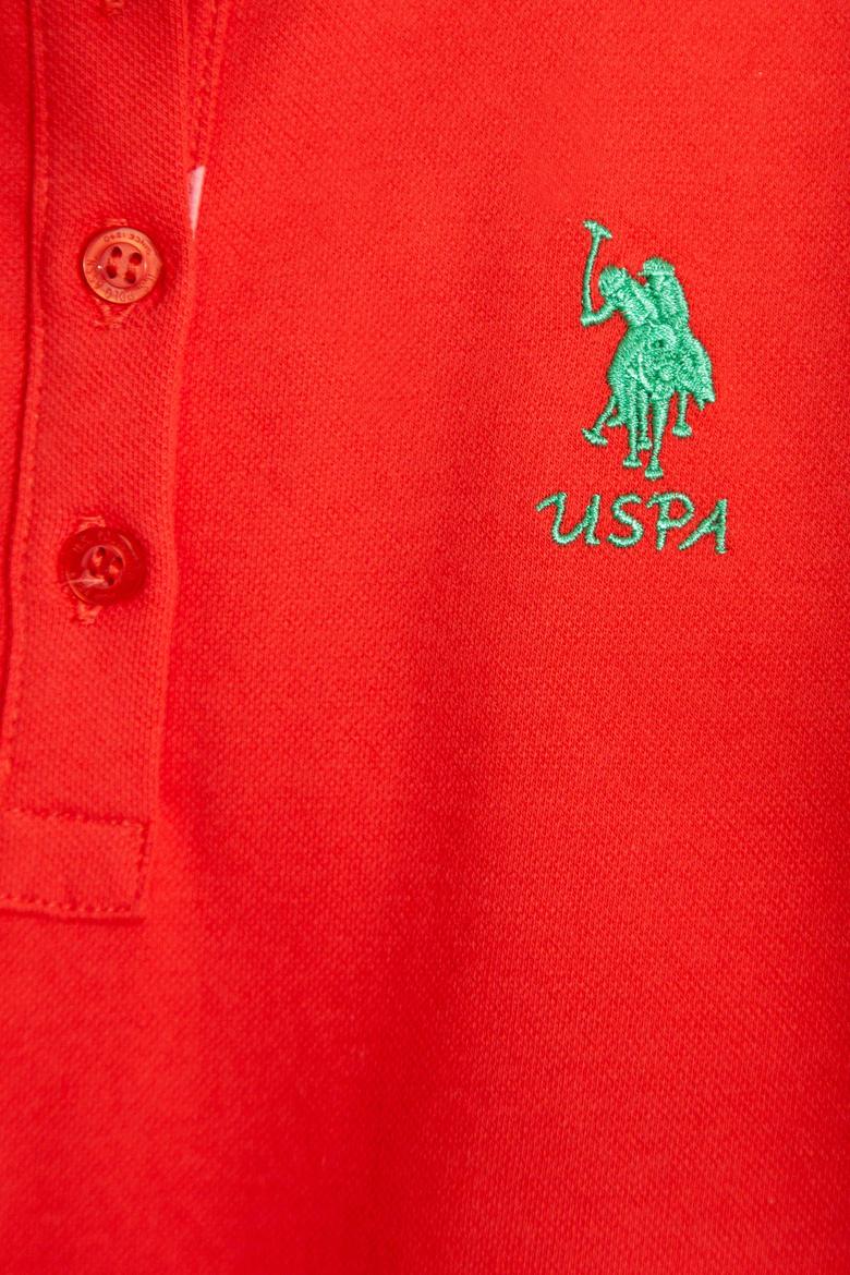 Kız Çocuk Nar Çiçeği Polo Yaka Tişört - 50202240144