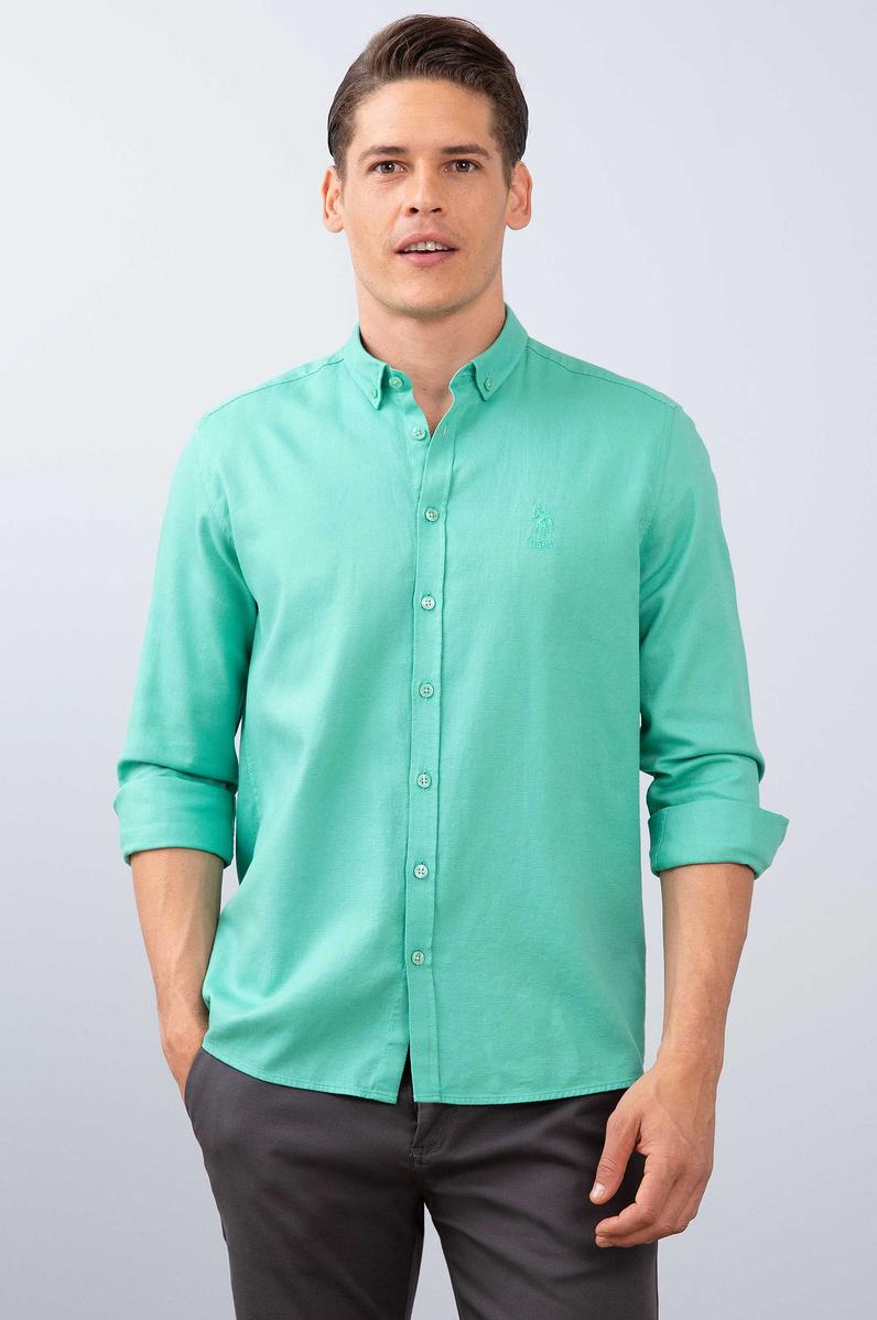 Erkek Yeşil Gömlek