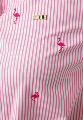 Kadın Pembe Uzun Kollu Gömlek - 50202394013