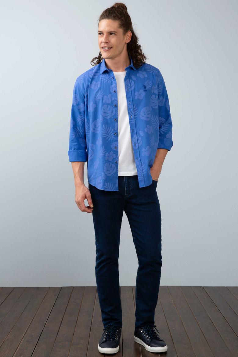 Erkek Mavi Gömlek - 50202396003