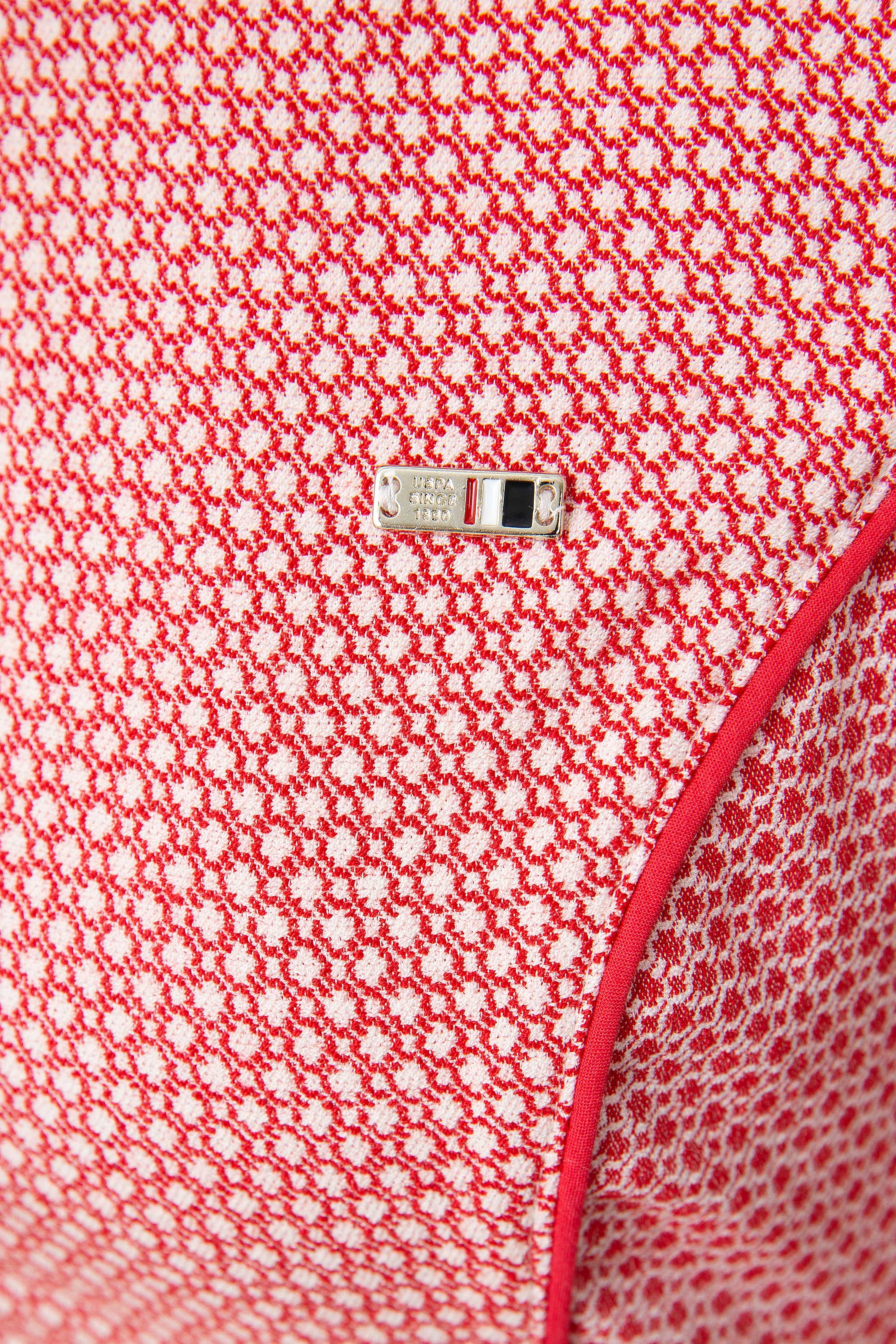Kadın Kırmızı Dokuma Elbise