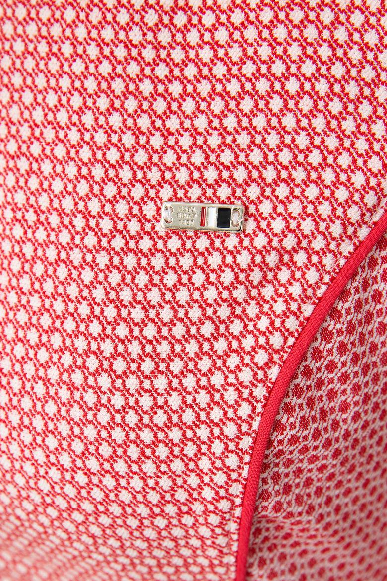 Kadın Kırmızı Dokuma Elbise - 50202404006