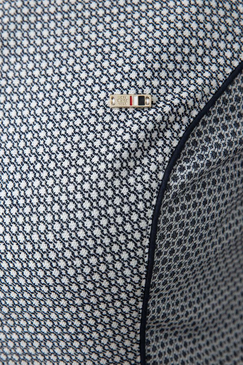 Kadın Lacivert Dokuma Elbise - 50202404011