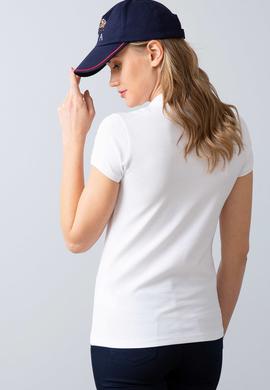 Kadın Beyaz Polo Yaka T-Shirt - 50204742018