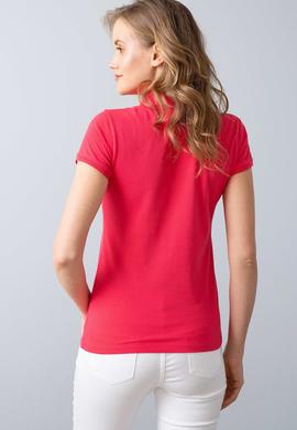 Kadın Pembe Polo Yaka T-Shirt - 50204742107