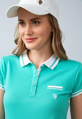 Kadın Yeşil Polo Yaka T-Shirt - 50204912020