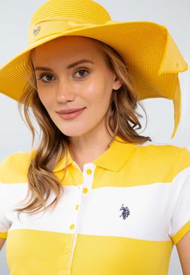 Kadın Sarı Polo Yaka T-Shirt - 50204926024