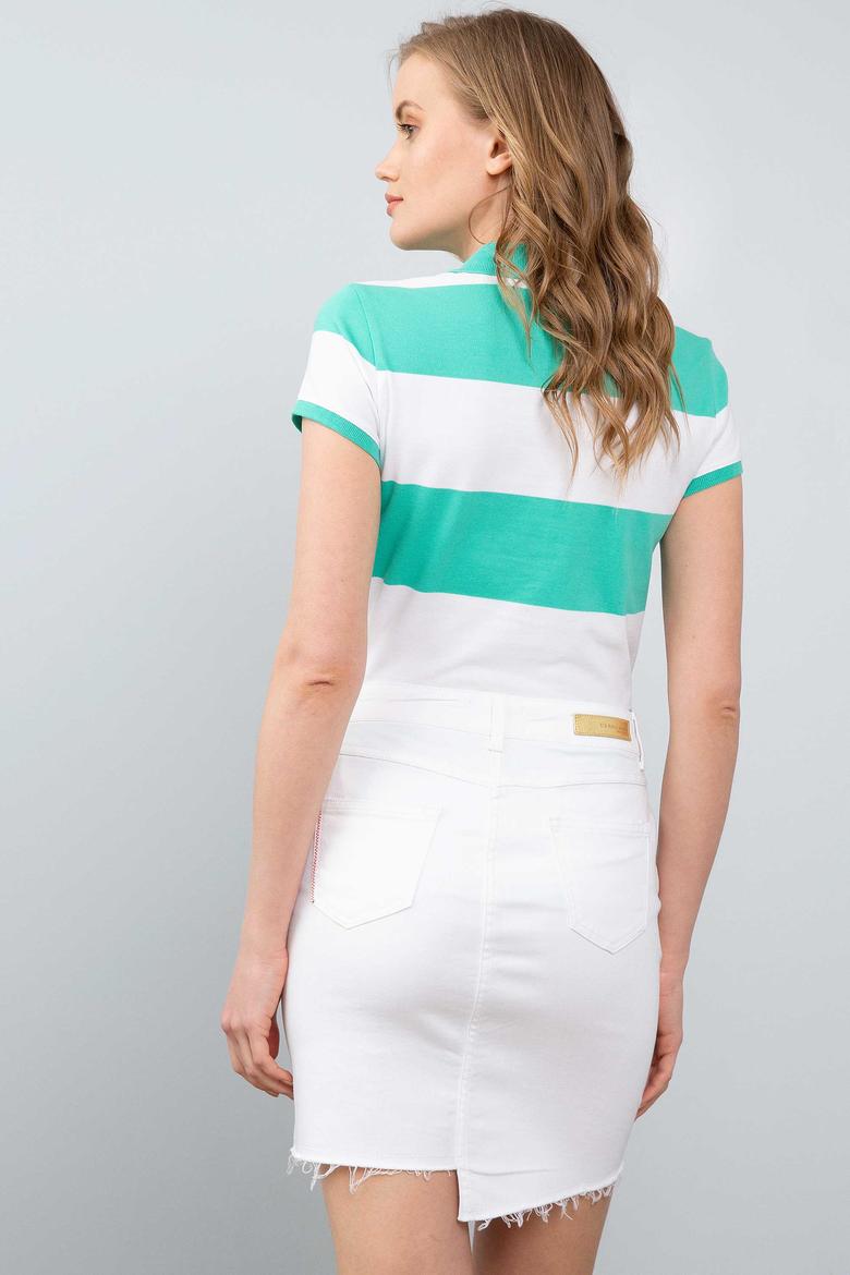 Kadın Yeşil Polo Yaka T-Shirt - 50204926015