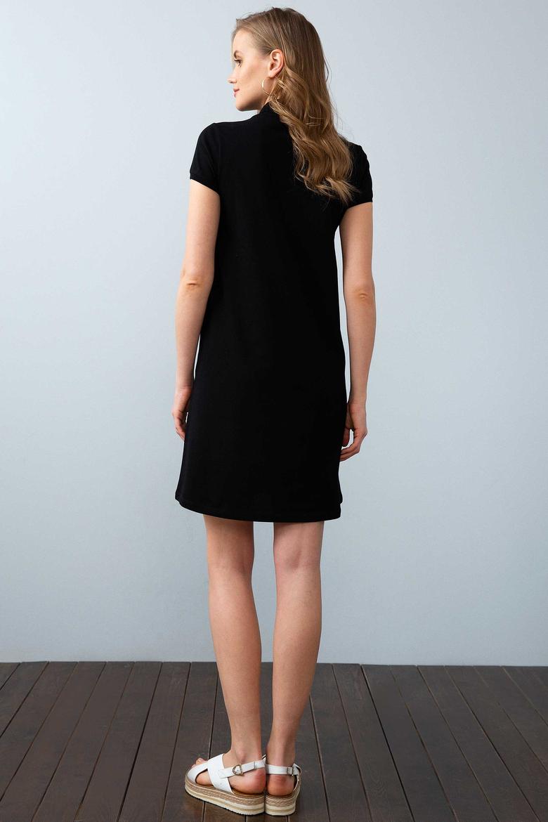 Kadın Siyah Örme Elbise - 50204931005