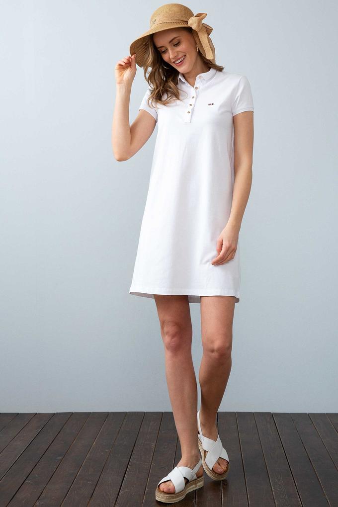 Kadın Beyaz Örme Elbise