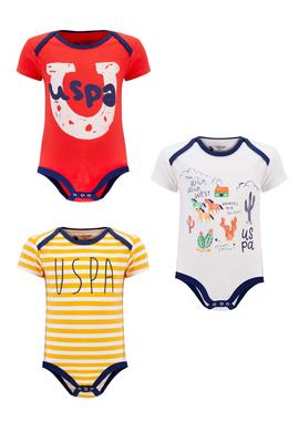 Erkek Bebek Sarı Body Kısakol - 50205032006