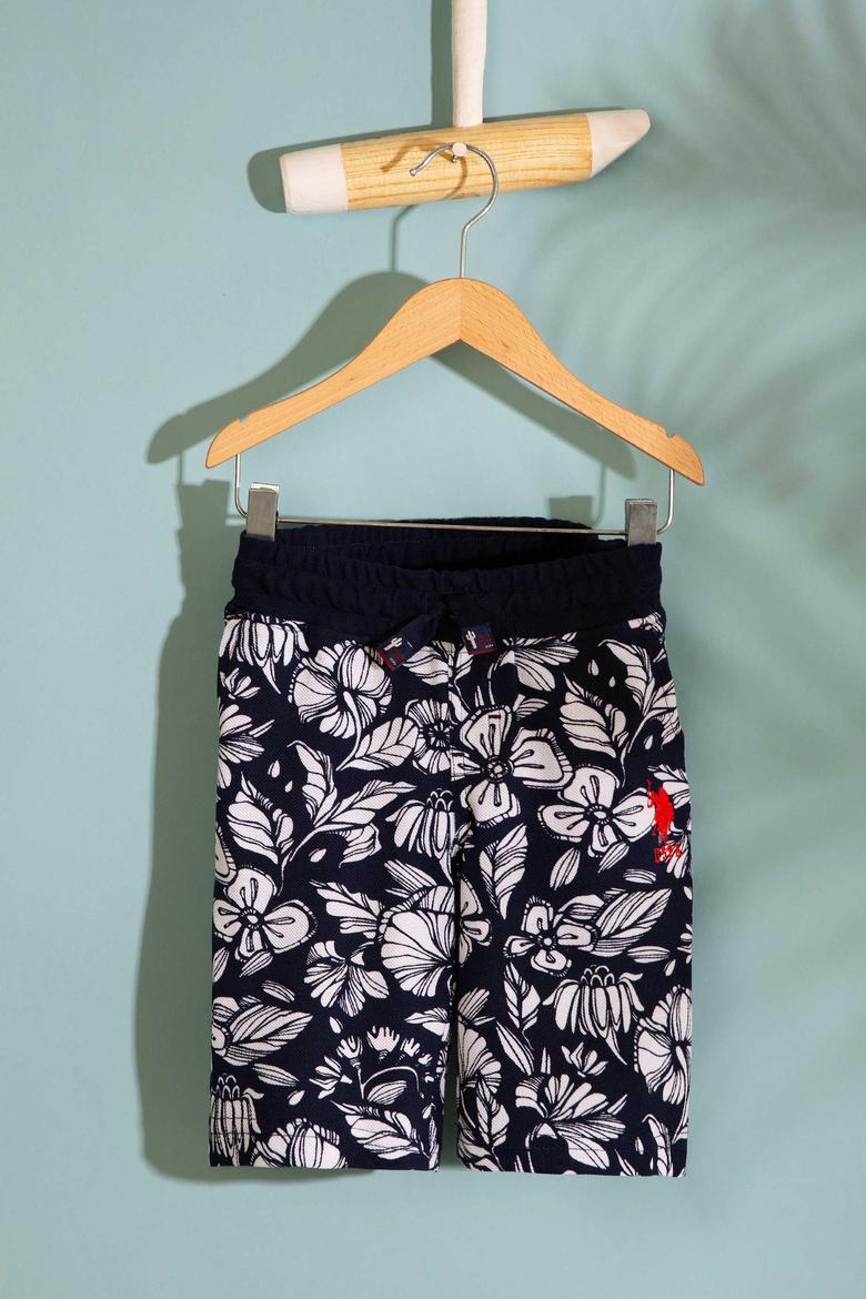 Çocuk Lacivert Örme Şort