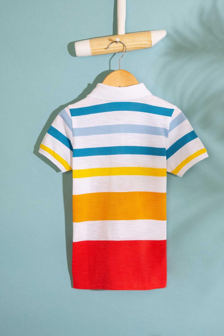 Erkek Çocuk Kırmızı Polo Yaka Tişört - 50205268013