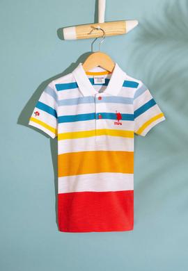 Erkek Çocuk Kırmızı Polo Yaka Tişört - 50205268013