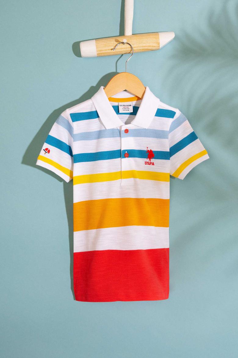 Erkek Çocuk Kırmızı Polo Yaka Tişört