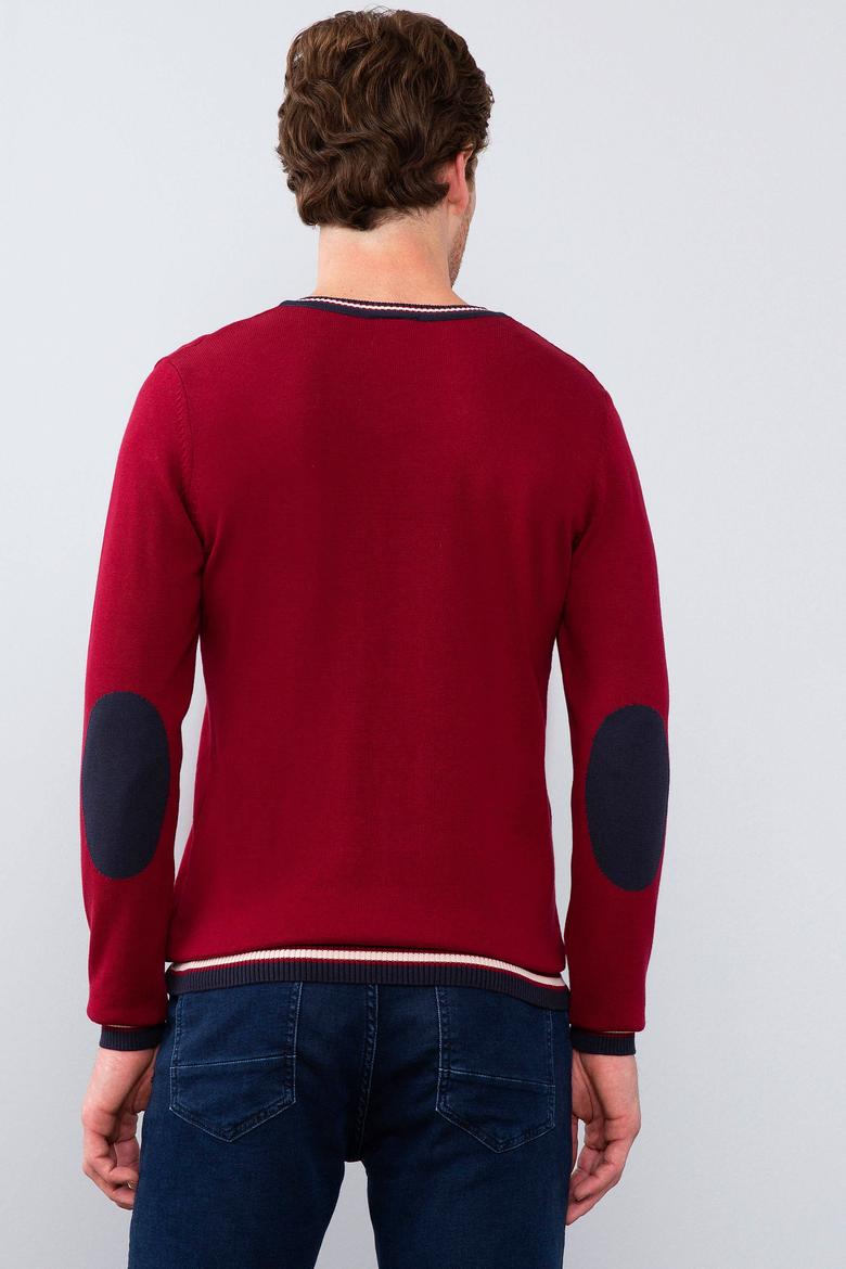 Erkek Bordo Kazak - 50205662005