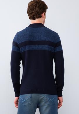 Erkek Lacivert Kazak - 50205668009