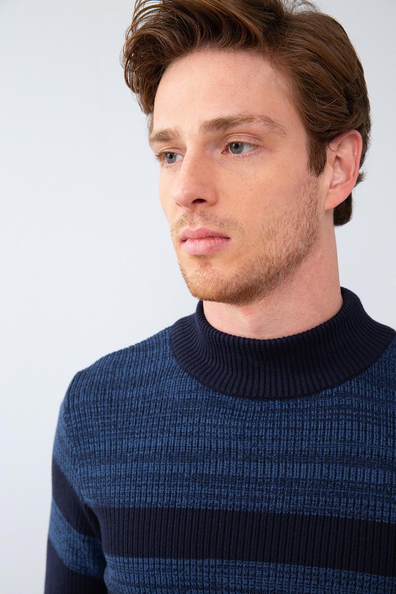 Erkek Lacivert Kazak - 50205668009