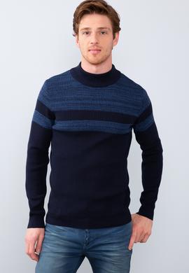 Erkek Lacivert Kazak - 50205668009