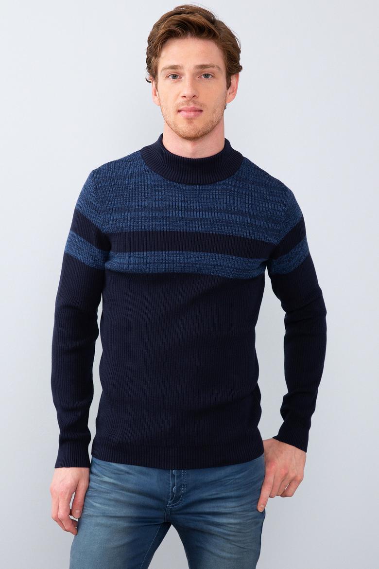 Erkek Lacivert Kazak