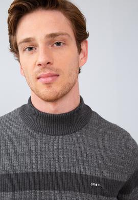 Erkek Antrasit Melanj Kazak - 50205668018