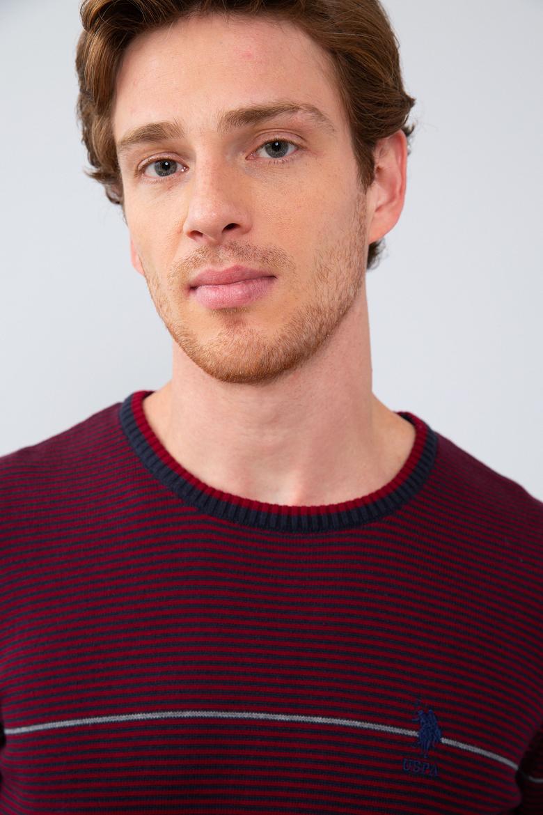 Erkek Bordo Kazak - 50205685006