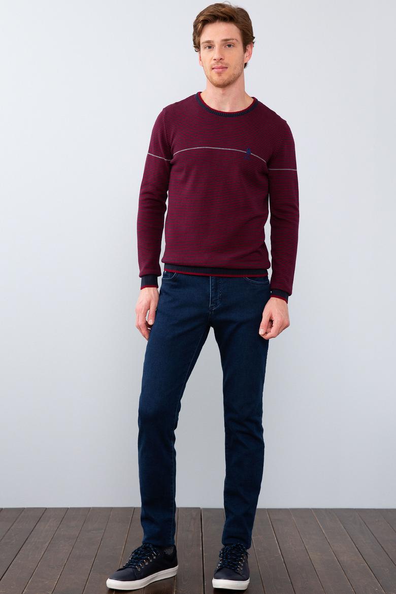 Erkek Bordo Kazak - 50205685006