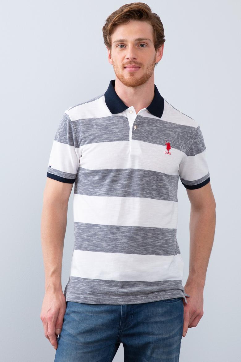 Erkek Açık Lacivert Polo Yaka T-Shirt