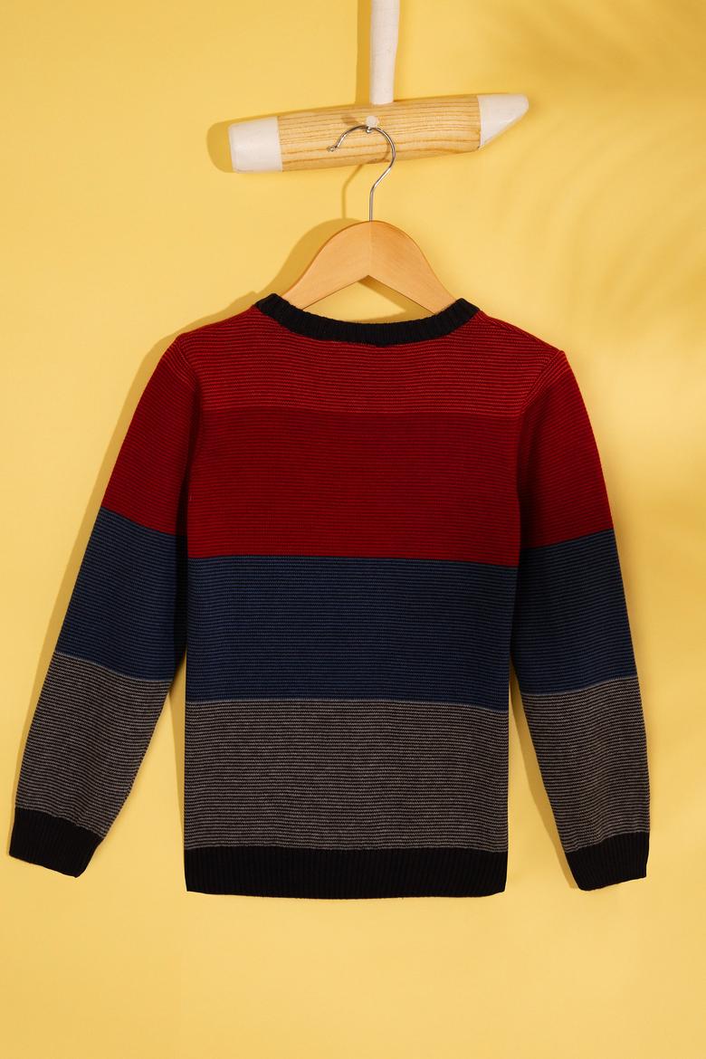 Erkek Çocuk Bordo Kazak - 50206123004