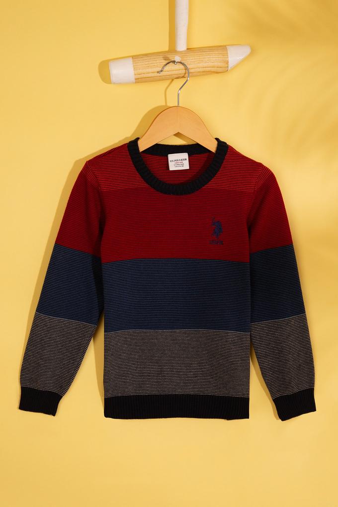 Erkek Çocuk Bordo Kazak