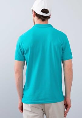Erkek Aqua Polo Yaka T-Shirt Basic - 50206182099
