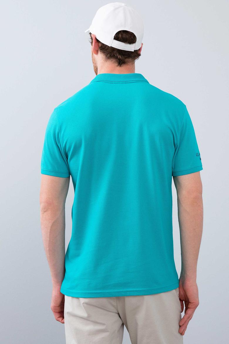 Erkek Aqua Polo Yaka T-Shirt Basic - 50206182099