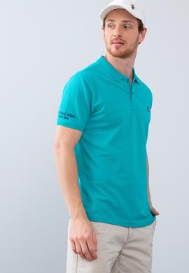 Erkek Aqua Polo Yaka T-Shirt Basic - 50206182099