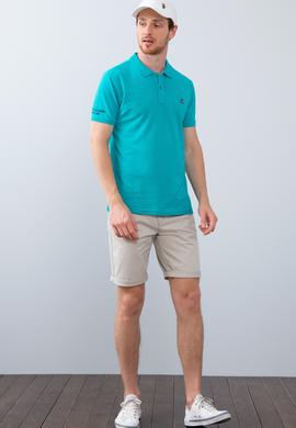 Erkek Aqua Polo Yaka T-Shirt Basic - 50206182099