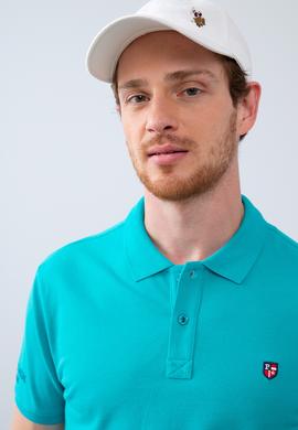 Erkek Aqua Polo Yaka T-Shirt Basic - 50206182099