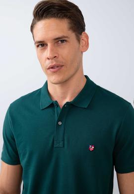 Erkek Yeşil Polo Yaka T-Shirt Basic - 50206182109